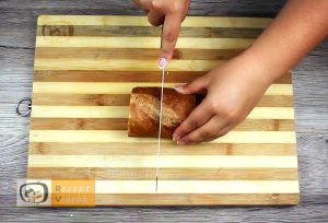 Fasírttal töltött bagett recept, fasírttal töltött bagett elkészítése 6. lépés