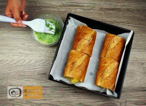 Fasírttal töltött bagett recept, fasírttal töltött bagett elkészítése 7. lépés