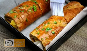 Fasírttal töltött bagett recept, fasírttal töltött bagett elkészítése 8. lépés