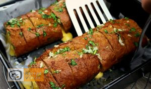 Fasírttal töltött bagett recept, fasírttal töltött bagett elkészítése 9. lépés