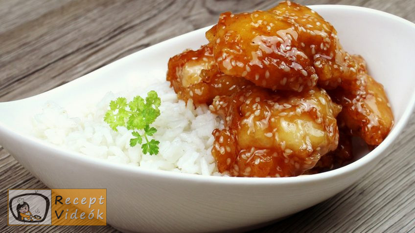 Mézes szezámmagos csirke