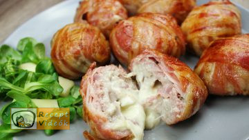 Sajttal töltött húsgolyó recept, sajttal töltött húsgolyó elkészítése - Recept Videók