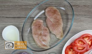 Mozzarellás paradicsomos csirke recept elkészítése 6. lépés