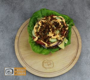 Házi hamburger recept, házi hamburger elkészítése 5. lépés