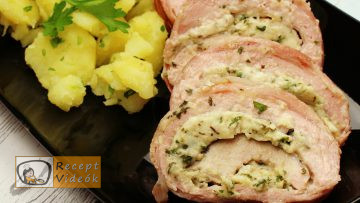 Dupla baconös karaj recept, dupla baconös karaj elkészítése - Recept Videók