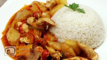 Kínai édes-savanyú csirke recept elkészítése - Recept Videók