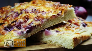 Házi kenyérlángos recept, házi kenyérlángos készítése - Recept Videók