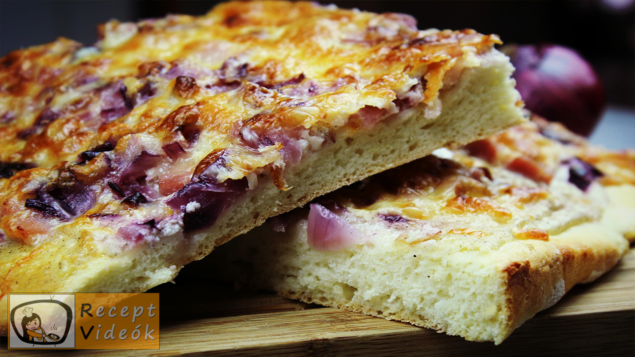 Házi kenyérlángos recept, házi kenyérlángos készítése - Recept Videók Házi kenyérlángos recept, házi kenyérlángos készítése - Recept Videók