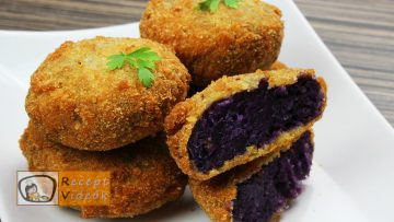 Lilakáposzta fasírt recept, lilakáposzta fasírt elkészítése - Recept Videók