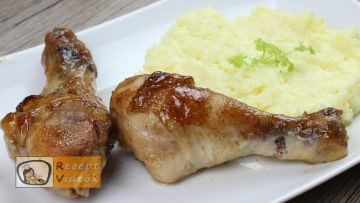 Mézes-mustáros csirke recept, mézes-mustáros csirke elkészítése - Recept Videók