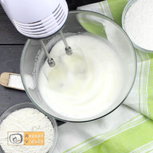 Raffaello szelet recept, raffaello szelet elkészítése 1. lépés