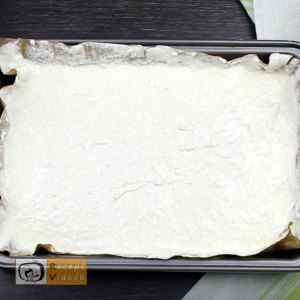 Raffaello szelet recept, raffaello szelet elkészítése 2. lépés