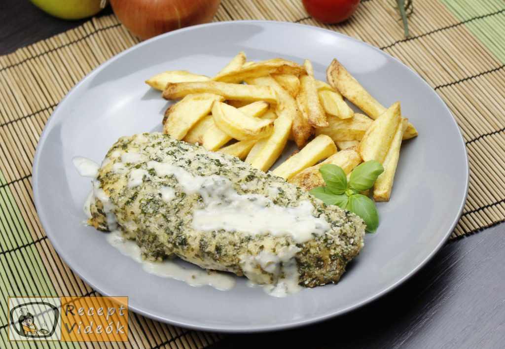 Töltött csirkemell mustáros besamel mártással - Csirkemell receptek elkészítése - Recept Videók