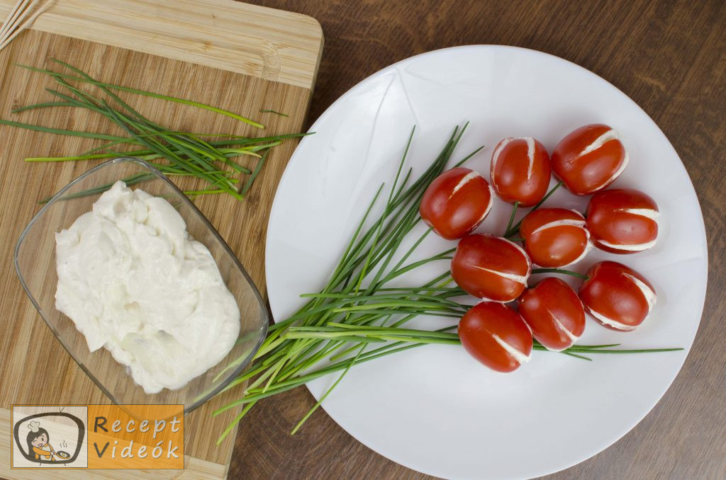Paradicsom tulipán recept, paradicsom tulipán elkészítése - Recept Videók