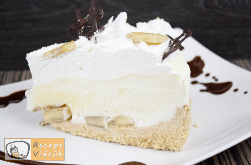 Banános habtorta recept, banános habtorta elkészítése - Recept Videók