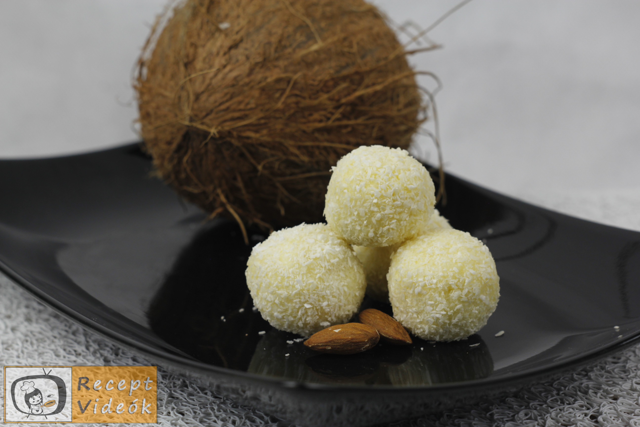 Raffaello golyó recept, raffaello golyó elkészítése - Recept Videók