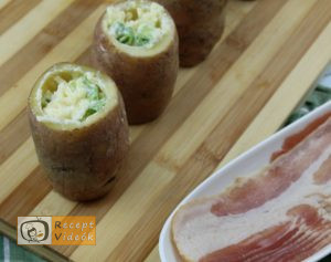 Töltött krumpli recept, töltött krumpli elkészítése 5. lépés