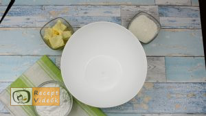 Kókuszos keksztekercs recept, kókuszos keksztekercs elkészítése 3. lépés