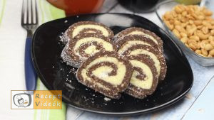 Kókuszos keksztekercs recept, kókuszos keksztekercs elkészítése - Recept Videók