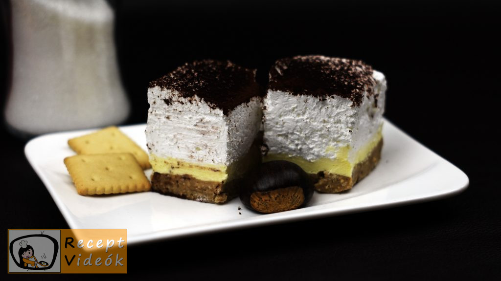 gesztenyekocka (sütés nélkül) recept, gesztenyekocka (sütés nélkül) elkészítése - Recept Videók