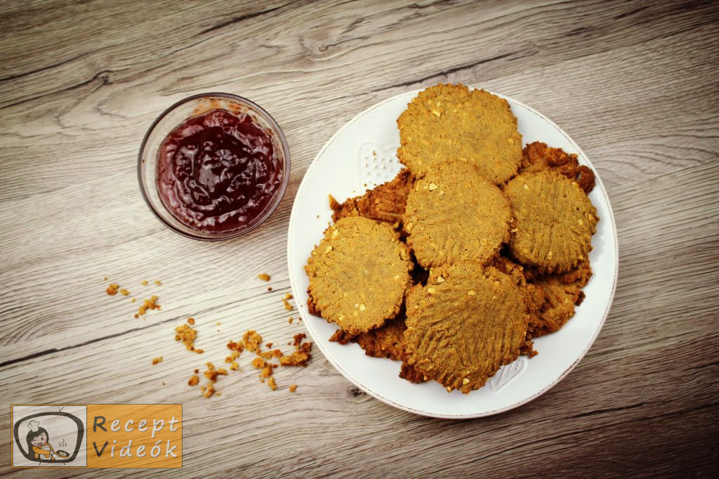 Mogyoróvajas keksz recept, mogyoróvajas keksz elkészítése - Recept Videók