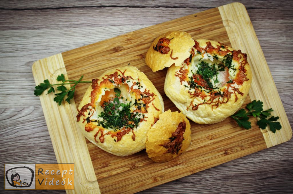 Töltött zsemle recept, töltött zsemle készítése - Recept Videók