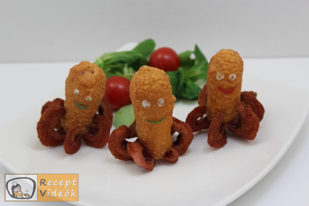 Virsli polipok recept, virsli polipok elkészítése - Recept Videók