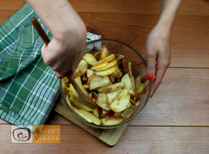 Almás piterózsa recept, almás piterózsa elkészítése 3. lépés