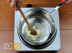 Almás piterózsa recept, almás piterózsa elkészítése 4. lépés