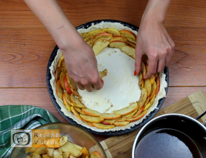 Almás piterózsa recept, almás piterózsa elkészítése 7. lépés