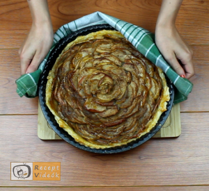 Almás piterózsa recept, almás piterózsa elkészítése 10. lépés