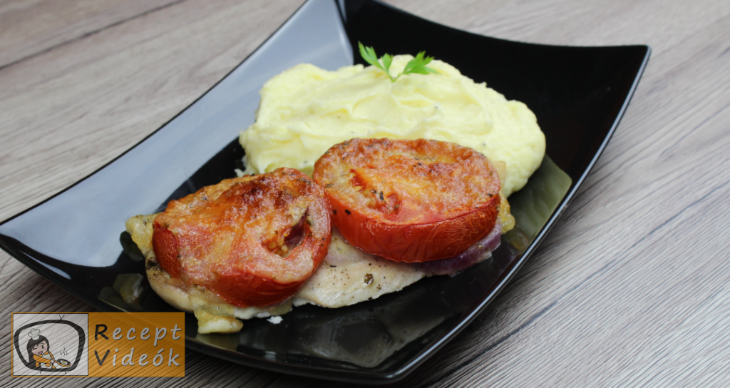 Mozzarellás paradicsomos csirke recept elkészítése - Recept Videók