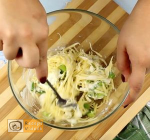 Töltött krumpli recept, töltött krumpli elkészítése 3. lépés