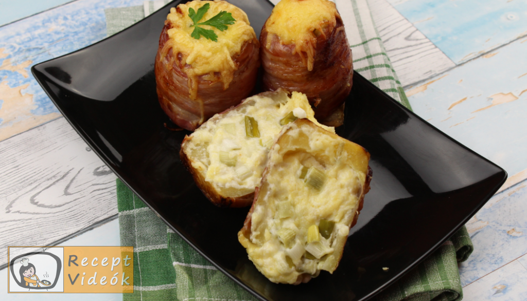 Töltött krumpli recept, töltött krumpli elkészítése - Recept Videók