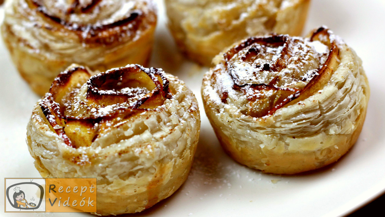 Alma rózsák recept, alma rózsák elkészítése - Recept Videók