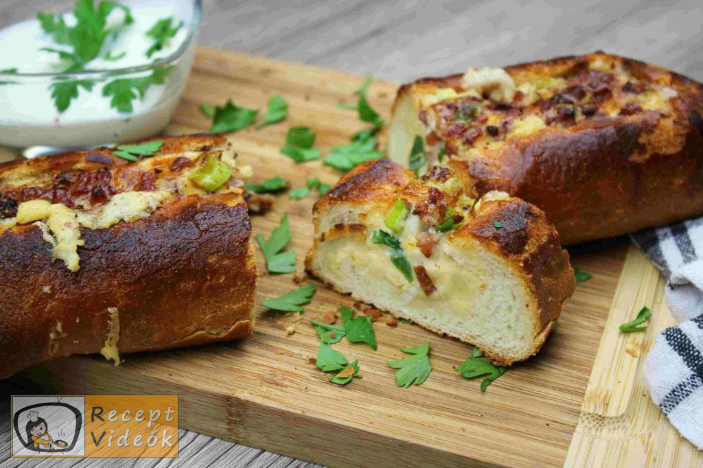 Bagett csónakok recept, bagett csónakok elkészítése - Recept Videók