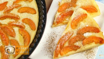 Sárgabarackos pite recept, sárgabarackos pite elkészítése - Recept Videók