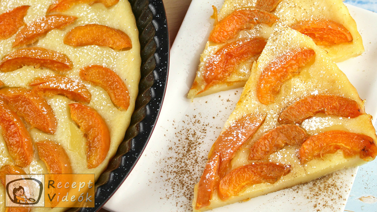 Sárgabarackos pite recept, sárgabarackos pite elkészítése - Recept Videók