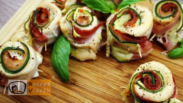 Csirkemellrózsa recept, csirkemellrózsa elkészítése - Recept Videók