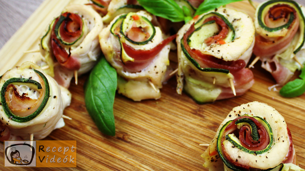 Csirkemellrózsa recept, csirkemellrózsa elkészítése - Recept Videók Csirkemellrózsa recept, csirkemellrózsa elkészítése - Recept Videók