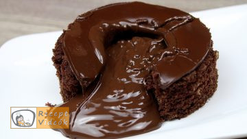 Csokis láva süti recept, csokis láva süti elkészítése - Recept Videók