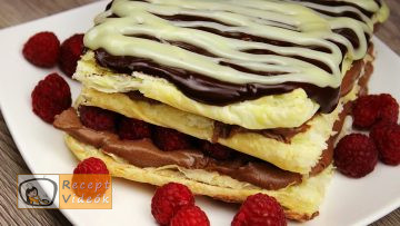 Málnás csokis süti recept, málnás csokis süti készítése - Recept Videók