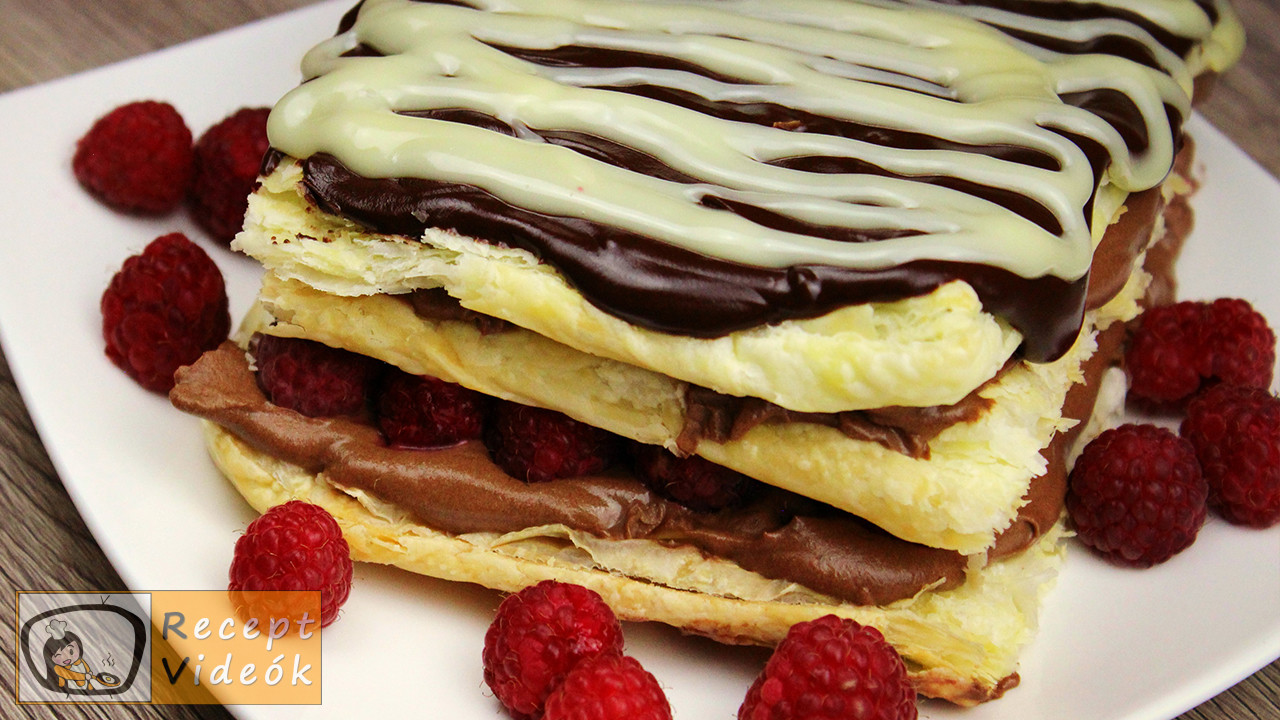 Málnás csokis süti recept, málnás csokis süti készítése - Recept Videók