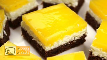 Fanta szelet (mirinda szelet) recept elkészítése videóval - Recept Videók