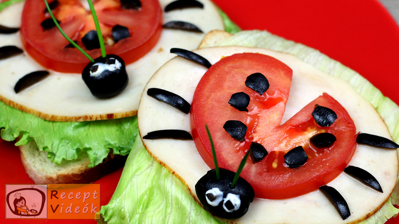 Katica szendvics recept, katica szendvics készítése - Recept Videók Katica szendvics recept, katica szendvics készítése - Recept Videók