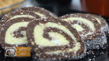 Kókuszos keksztekercs recept, kókuszos keksztekercs elkészítése - Recept Videók