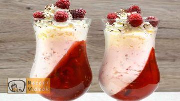 Málnás parfé recept, málnás parfé elkészítése - Recept Videók