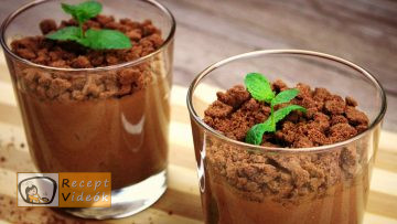 Étcsokoládés menta palánta recept elkészítése - Recept Videók