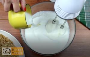 Mogyorós-étcsokoládés süti recept, mogyorós-étcsokoládés süti elkészítése 2. lépés