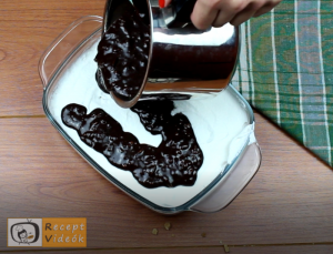 Mogyorós-étcsokoládés süti recept, mogyorós-étcsokoládés süti elkészítése 6. lépés